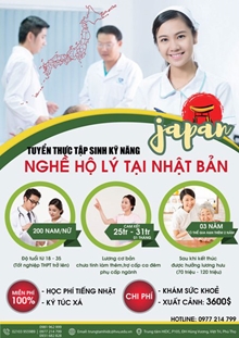TUYỂN CHỌN LAO ĐỘNG ĐI LÀM VIỆC NGHỀ HỘ LÝ TẠI NHẬT BẢN